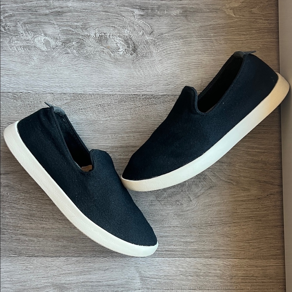 Allbirds Women’s Wool Loungers Slip On Shoes in Black Size 7
